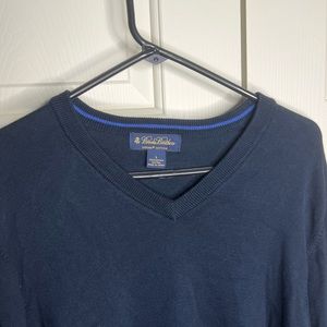Brooks Brothers Mens Navy Sweater